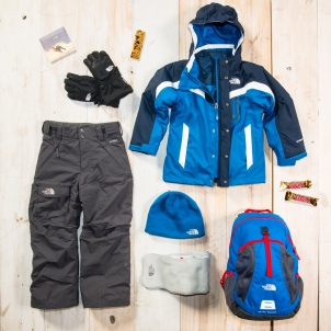 Blue and black TNF